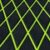 Black With Green Diamond Seam Lines